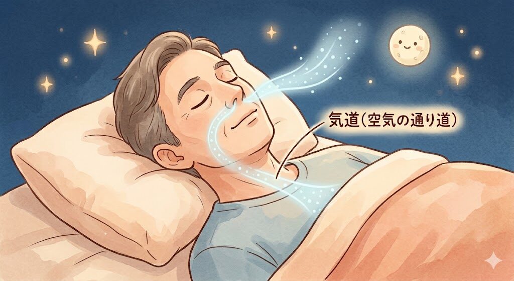 深い睡眠のイメージ