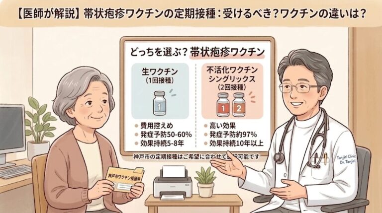 【医師が解説】帯状疱疹ワクチンの定期接種：受けるべき？ ワクチンの違いは？