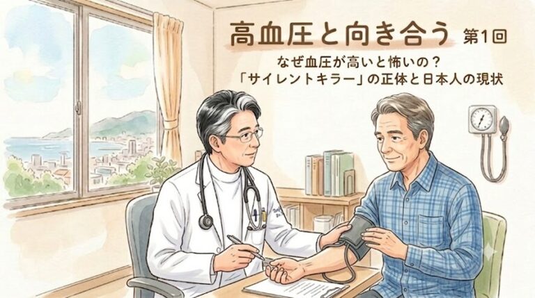 【連載：高血圧と向き合う 第1回】なぜ血圧が高いと怖いの？「サイレントキラー」の正体と日本人の現状