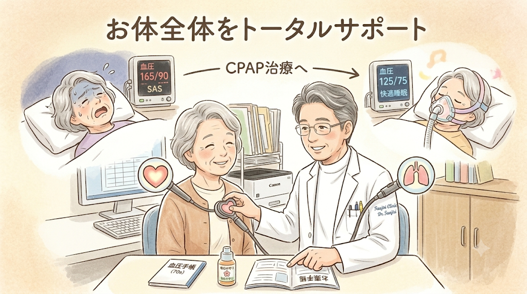 お体全体をトータルサポート